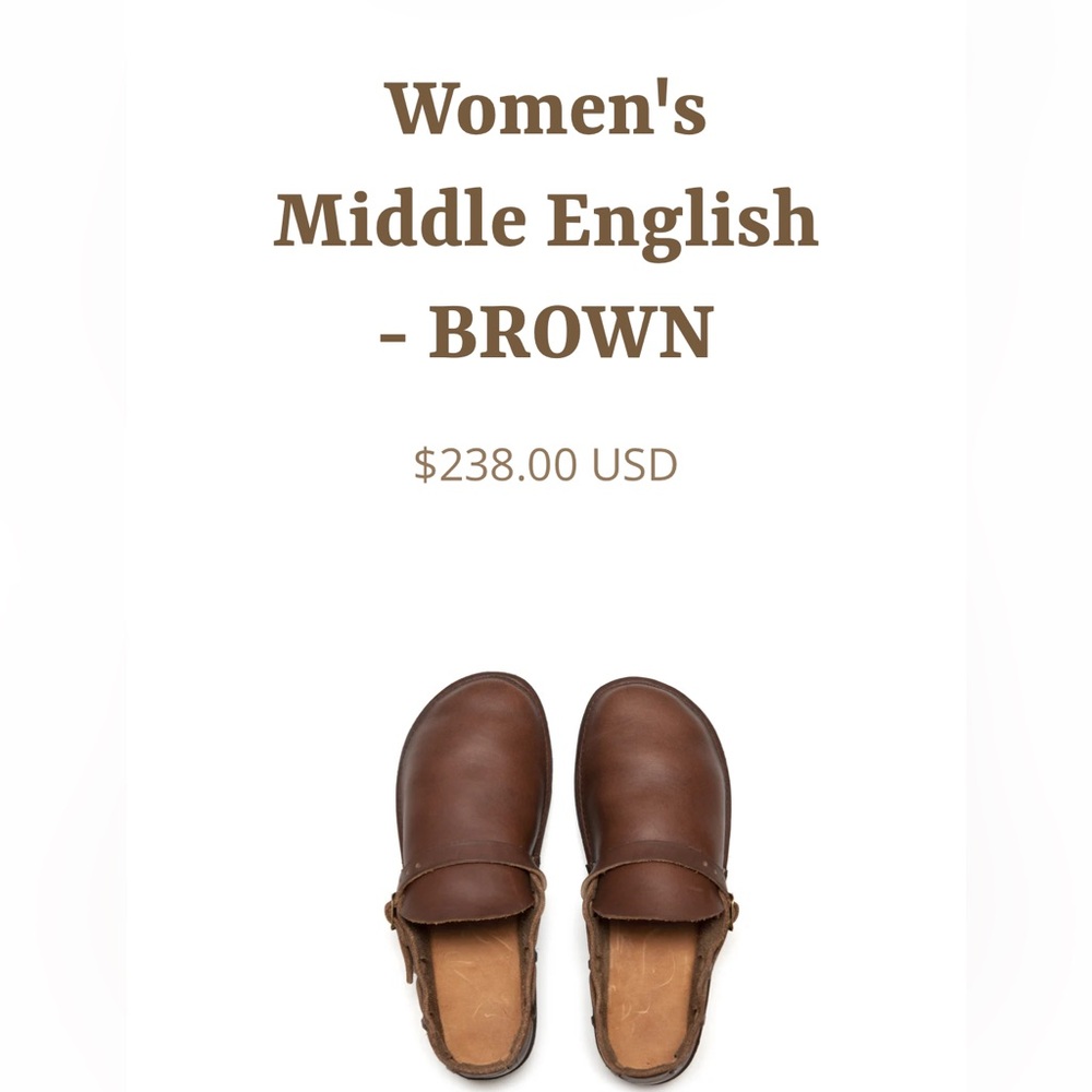 🌟HANDMADE Middle English Comfort Flats
7.5M - Picture 3 of 8